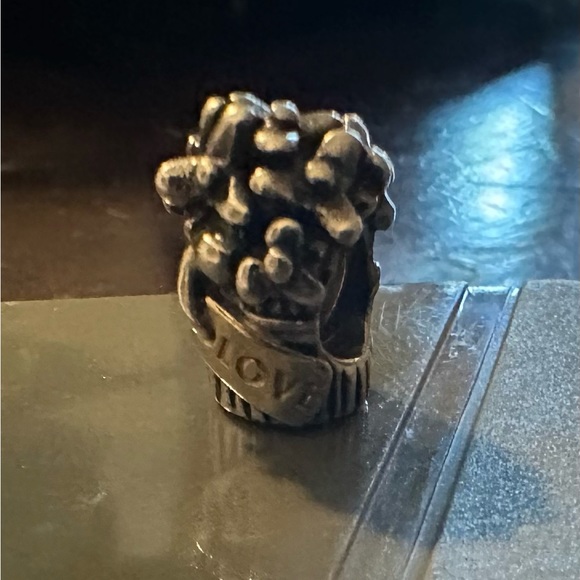 Pandora Jewelry Pandora Retired Charm Love Flower Bouquet Sterling